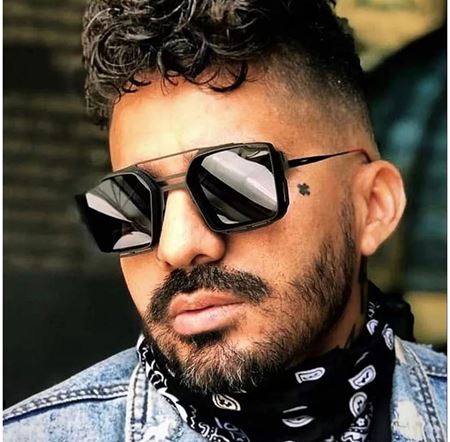 Alpottica Elliot Black Blue Unisex Güneş Gözlüğü