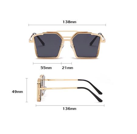 Alpottica Elliot Black Blue Unisex Güneş Gözlüğü