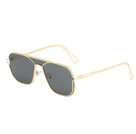 Alpottica Preston Gold Black Unisex Güneş Gözlüğü