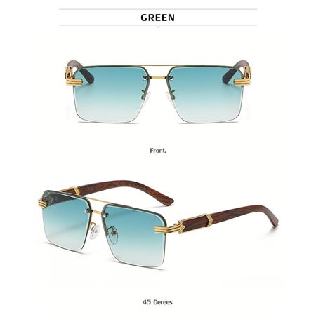 Alpottica Seth Brown Green Unisex Güneş Gözlüğü