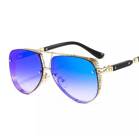 Alpottica Olly Gold Blue-Mirror Unisex Güneş Gözlüğü