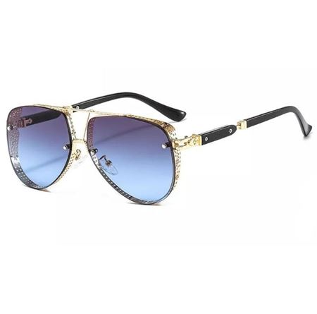 Alpottica Olly Gold Dark-Blue Unisex Güneş Gözlüğü