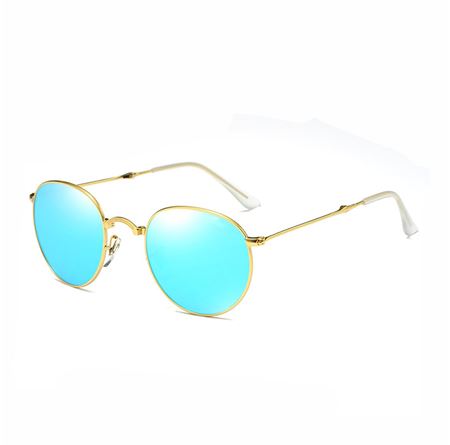 Alpottica Vincent Gold Blue-Mirror Katlanır Unisex Güneş Gözlüğü