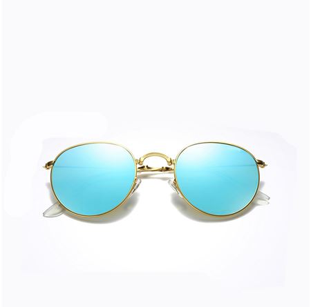 Alpottica Vincent Gold Blue-Mirror Katlanır Unisex Güneş Gözlüğü