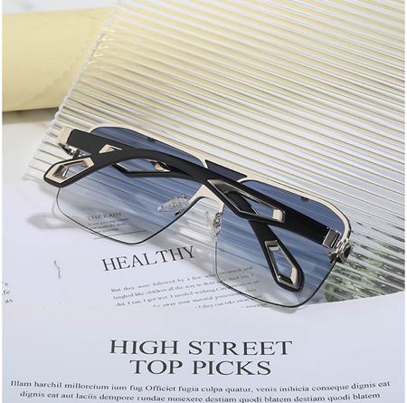 Alpottica Richard Black Blue Unisex Güneş Gözlüğü