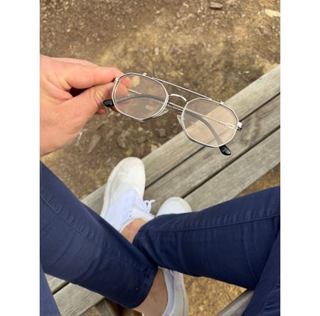 Alpottica Paul Silver Beige Unisex Güneş Gözlüğü