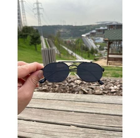 Alpottica Paul Black Black Flip-Up Unisex Güneş Gözlüğü