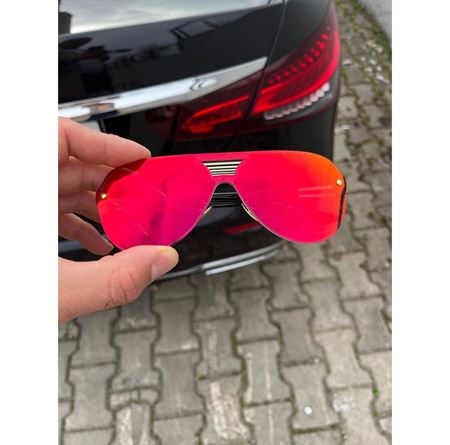Alpottica Barney Silver Red-Mirror Unisex Güneş Gözlüğü