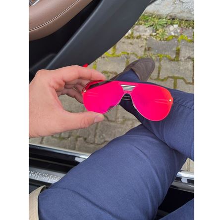 Alpottica Barney Silver Red-Mirror Unisex Güneş Gözlüğü