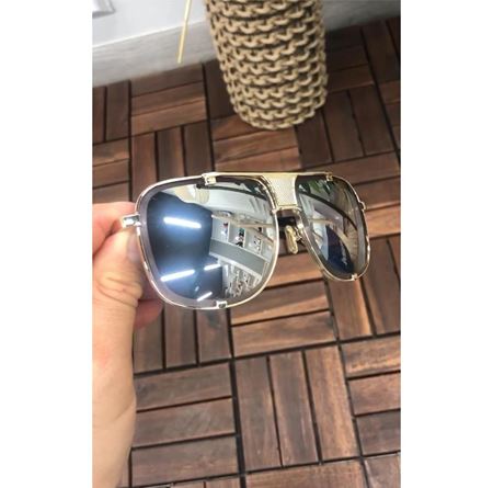 Alpottica Nicolas Gold Grey-Mirror Unisex Güneş Gözlüğü