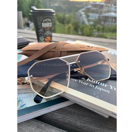 Alpottica Ray Gold Brown Unisex Güneş Gözlüğü