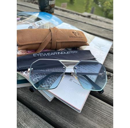 Alpottica Ray Gold Blue Unisex Güneş Gözlüğü