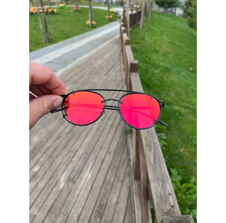Alpottica Henry Black Red-Mirror Unisex Güneş Gözlüğü