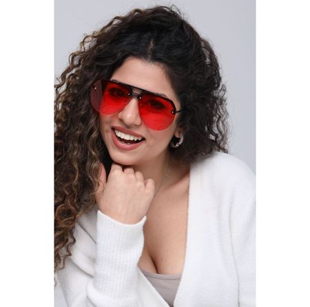 Alpottica Alfred Black Red  Unisex Güneş Gözlüğü