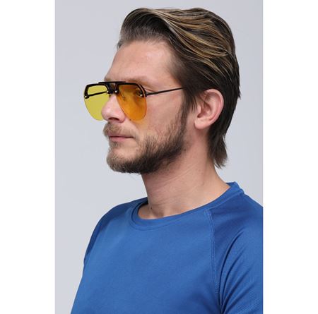Alpottica Alfred Black Yellow Unisex Güneş Gözlüğü