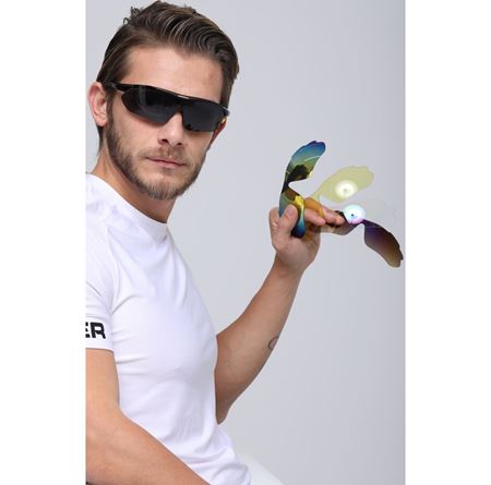 Alpottica Adventure Değişebilir Camlı Bisiklet Gözlüğü