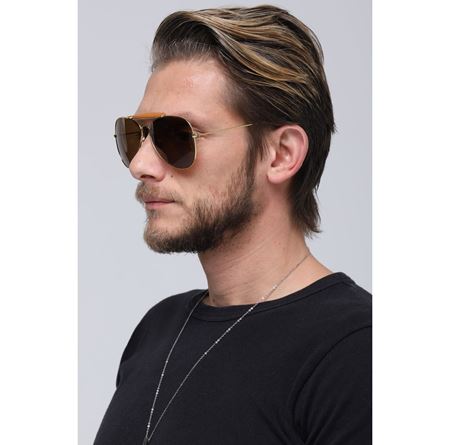 Alpottica Aston Gold Brown Unisex Güneş Gözlüğü