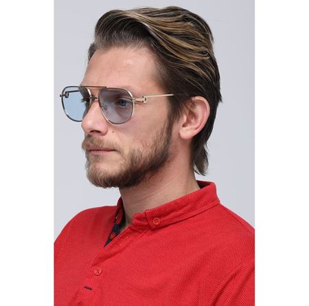Alpottica Axel Gold Blue Unisex Güneş Gözlüğü