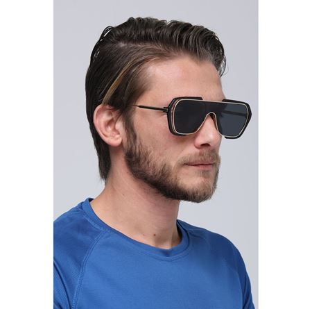 Alpottica Brandon Gold Black Unisex Güneş Gözlüğü