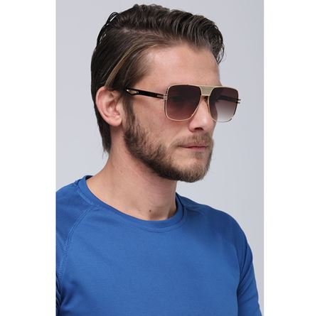 Alpottica Cody Gold Brown Unisex Güneş Gözlüğü