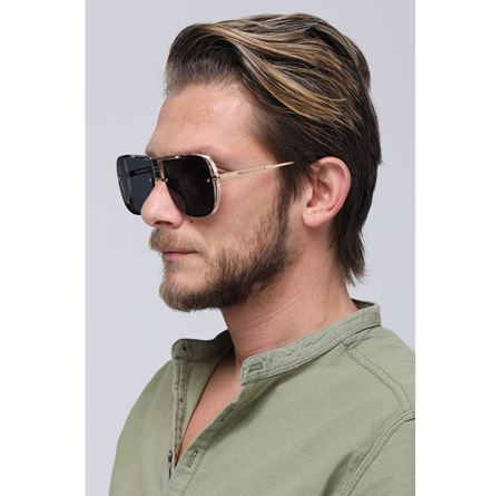 Alpottica Dante Gold Black Unisex Güneş Gözlüğü