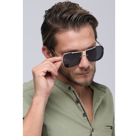 Alpottica Dante Gold Black Unisex Güneş Gözlüğü