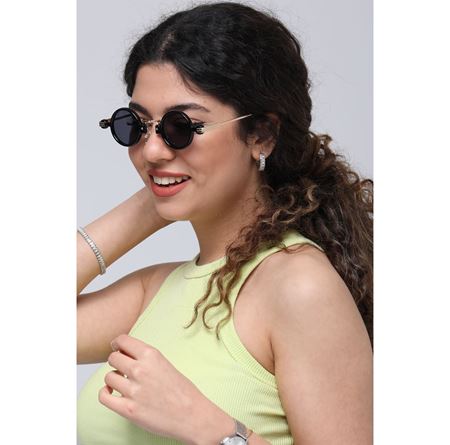 Alpottica Darius Gold Black Unisex Güneş Gözlüğü