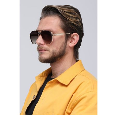 Alpottica Dennis Gold Brown Unisex Güneş Gözlüğü