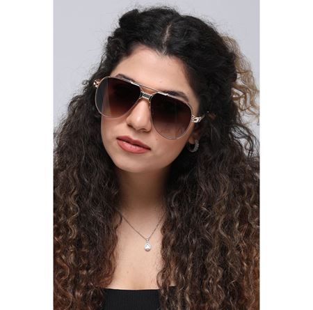 Alpottica Dennis Gold Brown Unisex Güneş Gözlüğü