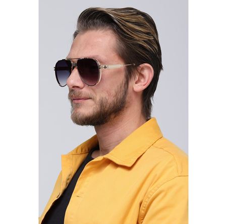 Alpottica Dennis Gold Grey Unisex Güneş Gözlüğü
