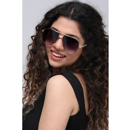 Alpottica Dennis Gold Grey Unisex Güneş Gözlüğü