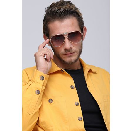 Alpottica Felix Gold Brown Unisex Güneş Gözlüğü