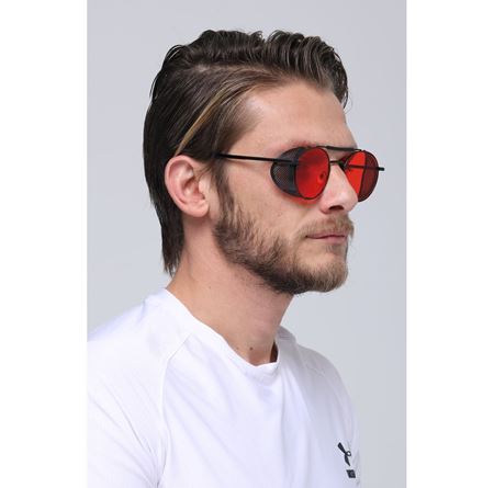 Alpottica Hayden Black Red Sunglasses