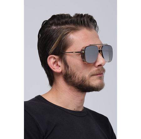 Alpottica Hector Gold Grey-Mirror Unisex Güneş Gözlüğü