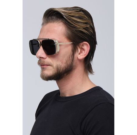 Alpottica Hector Gold Black Unisex Güneş Gözlüğü