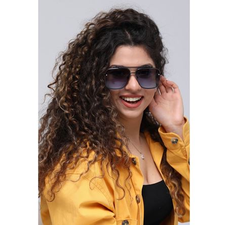 Alpottica Jamie Black Blue Unisex Güneş Gözlüğü