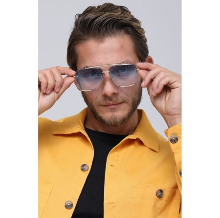 Alpottica Jamie Gold Blue Unisex Güneş Gözlüğü