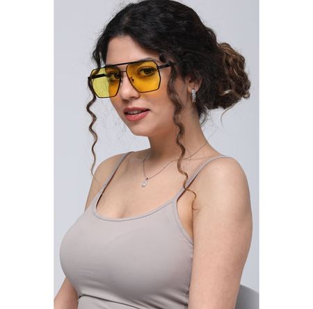 Alpottica Marco Black Yellow Unisex Gübeş Gözlüğü
