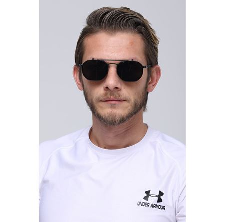 Alpottica Paul Black Black Flip-Up Unisex Güneş Gözlüğü