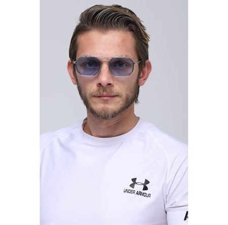 Alpottica Paul Silver Blue Flip-Up Unisex Güneş Gözlüğü