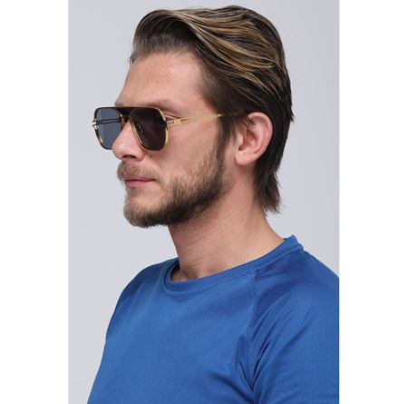 Alpottica Preston Gold Black Unisex Güneş Gözlüğü