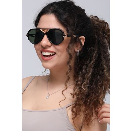 Alpottica Ralph Black Green Unisex Güneş Gözlüğü