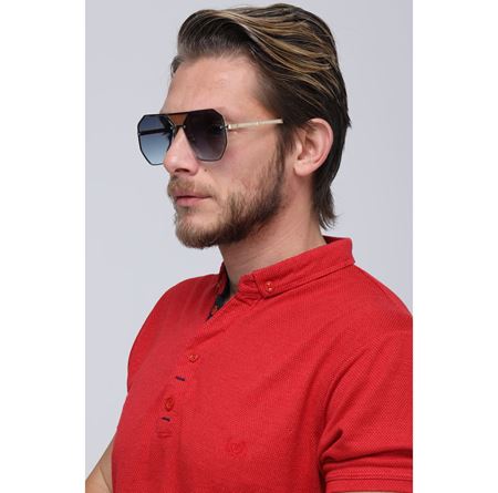 Alpottica Ray Gold Blue Unisex Güneş Gözlüğü