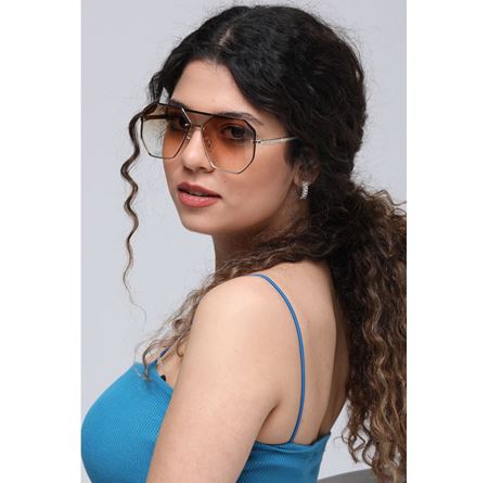 Alpottica Ray Gold Brown Unisex Güneş Gözlüğü