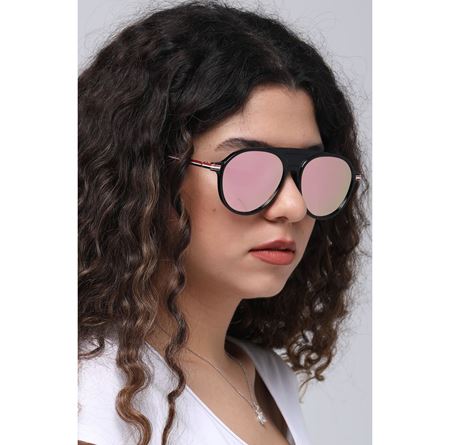 Alpottica Rupert Black Pink-Mirror Unisex Güneş Gözlüğü