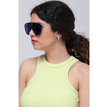 Alpottica Stefan Black Blue Unisex Güneş Gözlüğü