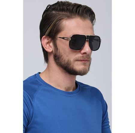 Alpottica Zach Gold Black Unisex Güneş Gözlüğü