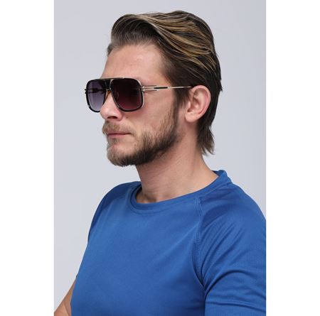 Alpottica Zach Gold Smoked Unisex Güneş Gözlüğü