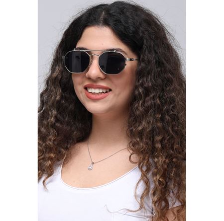 Alpottica Paul Silver Black Flip-Up Unisex Güneş Gözlüğü