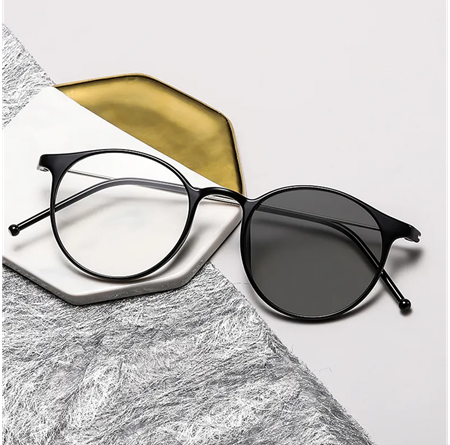 Alpottica John Black 2 in 1-Mavi Işık Koruyucu Fotokromik Gözlük